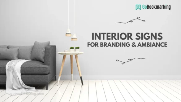 Interior Signs Your Secret Weapon for Branding and Ambiance